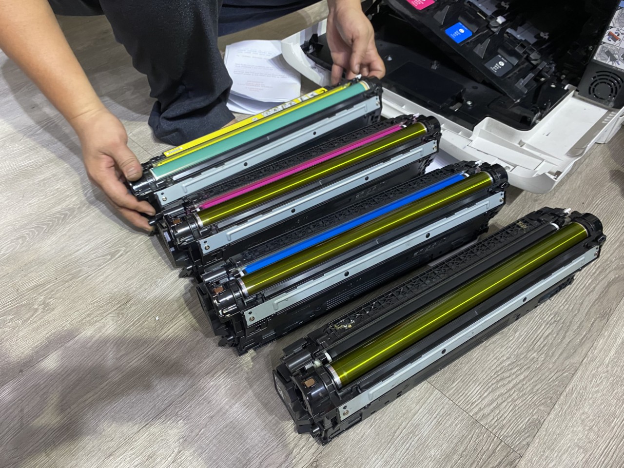 Đổ mực máy in xã Văn Giang Hưng Yên