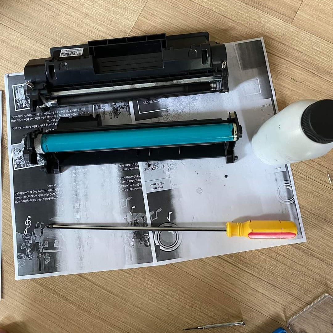 Dịch vụ đổ mực máy in tại xã Văn Giang Hưng Yên